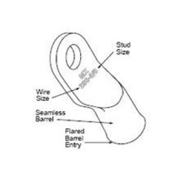Battery Cable Lug (Bcl-3012) Spm, Molex, Mfr#: 192210401